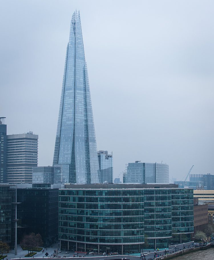 the Shard in London, a WiredScore certified building