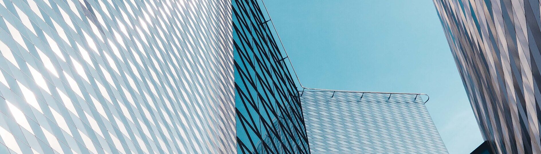 Abstract view of building facade